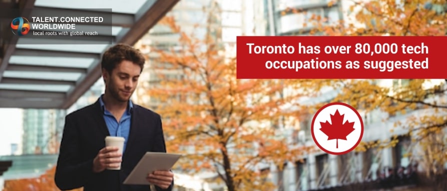Toronto has over 80,000 tech occupations as suggested by the latest report