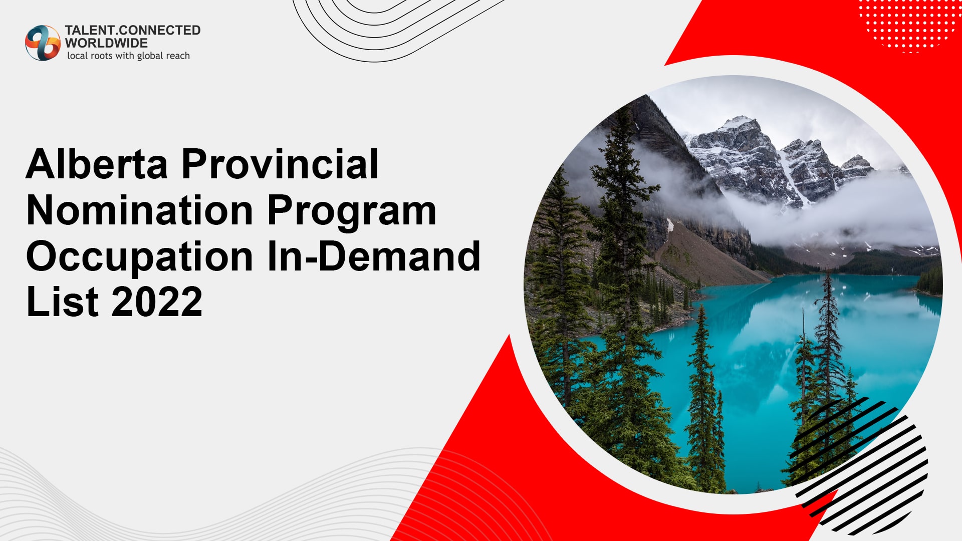 Alberta Provincial Nomination Program Occupation In-Demand List 2022