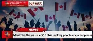 Manitoba Draws issue 558, ITAs making people cry in happiness