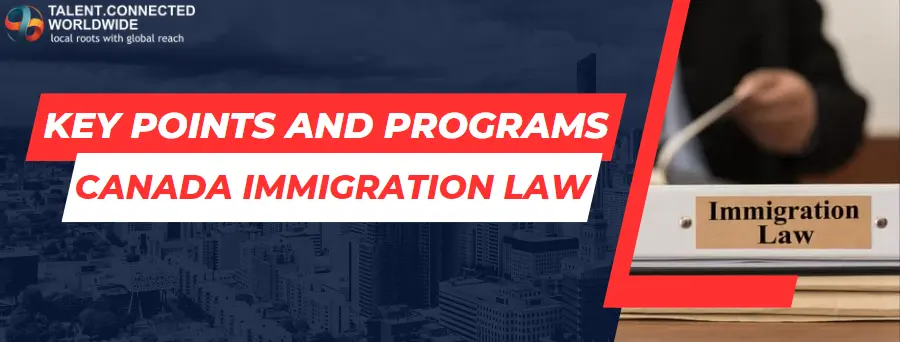 Key points and programs of Canada Immigration Law
