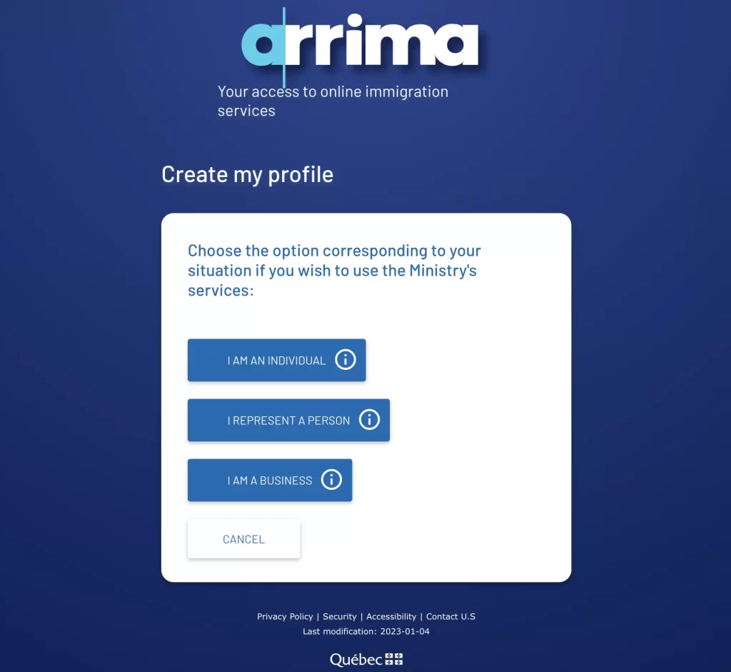 Create-an-account-on-Arrima