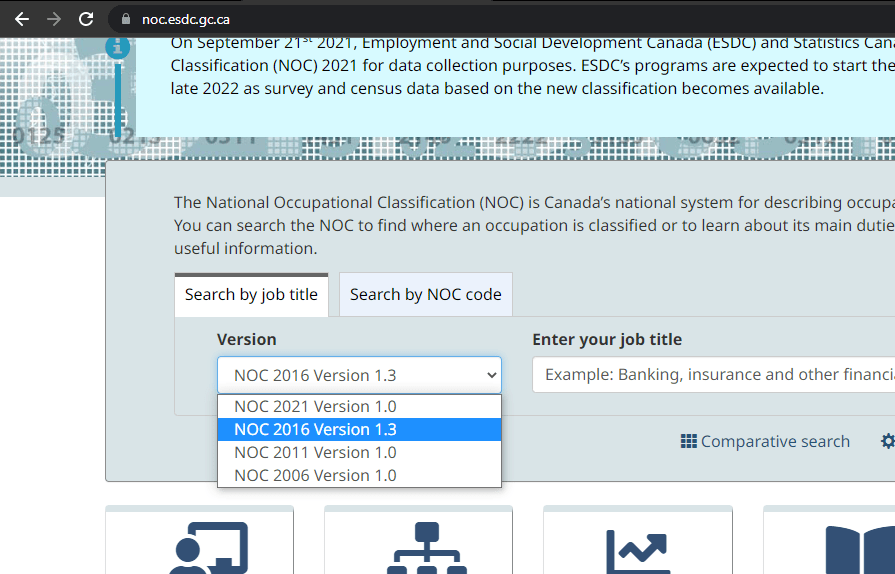 Find Your NOC Code Jobs In Canada Canada Immigration