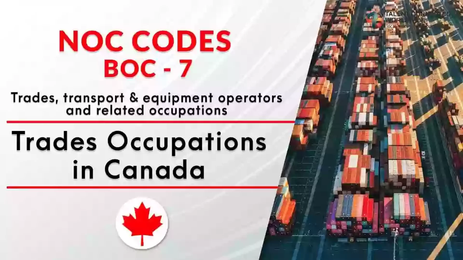 Trades Jobs In Canada With New Noc